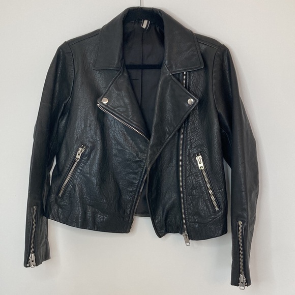 Topshop Real Leather Jacket - Picture 9 of 10